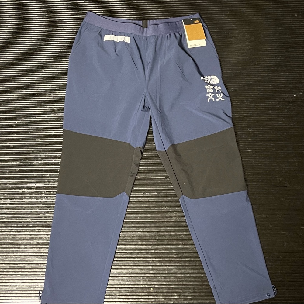 The North Face Men's Blue and Black Joggers